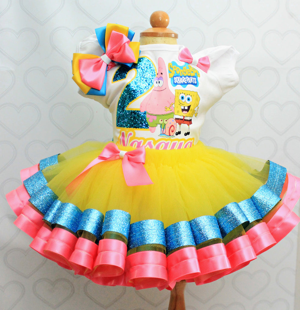 Spongebob tutu set-Spongebob outfit-Spongebob dress-Spongebob birthday ...