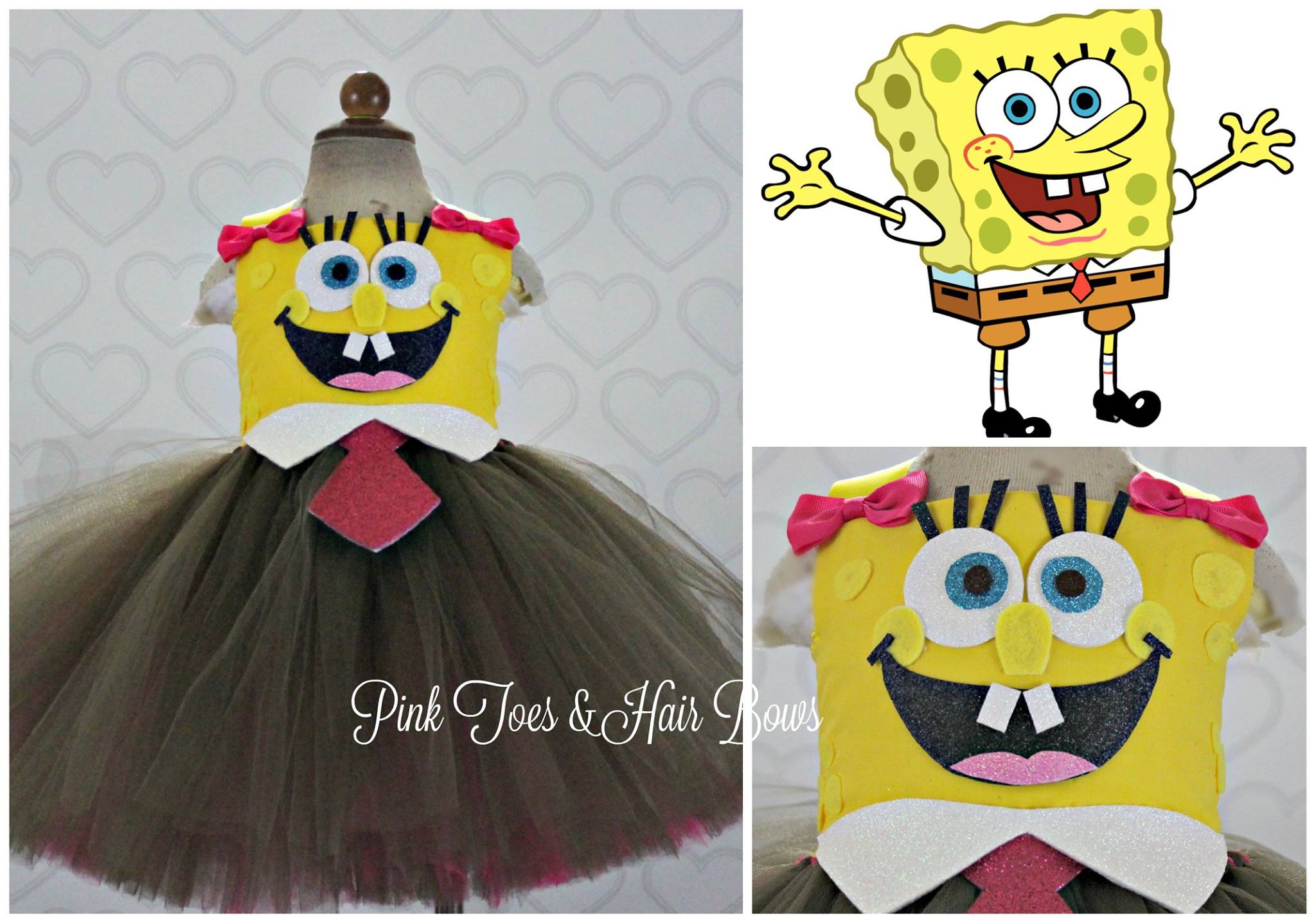 Spongebob Dress- Spongebob Tutu Dress-Spongebob Costume