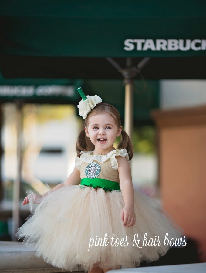 Starbucks Tutu Dress-starbucks costume-starbucks dress