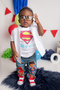 Boys Custom Denim Set