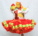 Load image into Gallery viewer, Taco tutu set- Taco outfit-Taco dress- Taco party-Taco birthday
