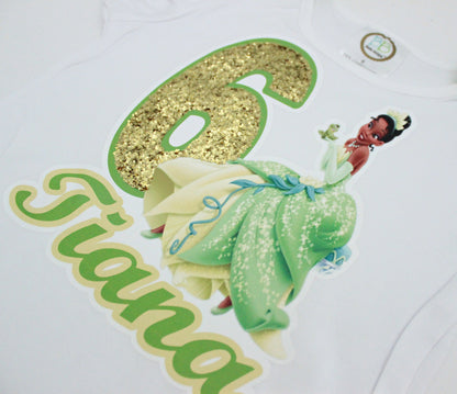 princess tiana birthday dress Tiana Inspired Dress, Tiana Halloween Costume, Princess and Frog Dress, Green Princess Dress, Tiana Birthday Party Dress, Girls Halloween