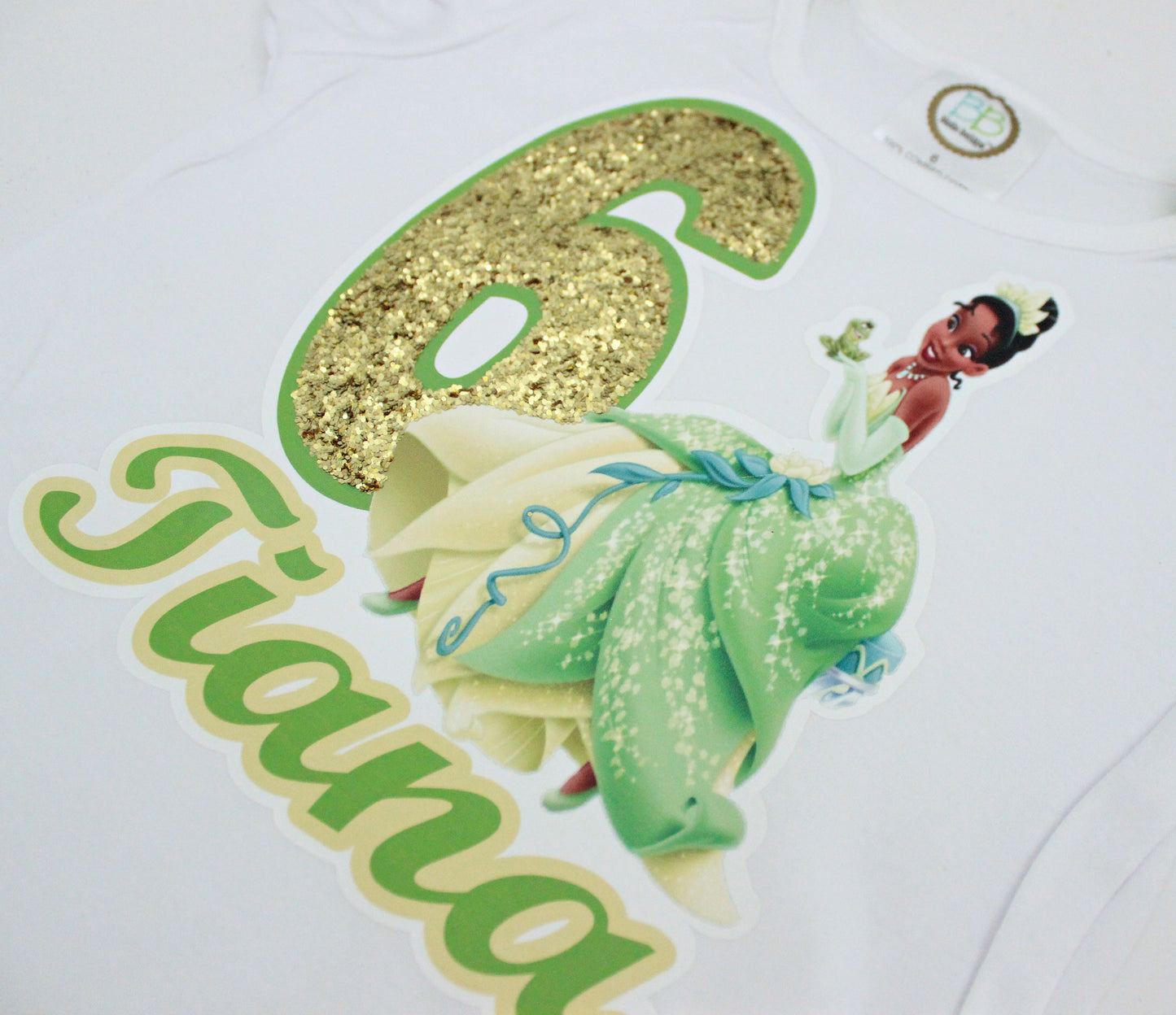 Princess Tiana tutu set- Princess Tiana outfit-Princess Tiana birthday outfit
