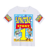 Load image into Gallery viewer, Toy story overalls-Toy story outfit-Toy story birthday shirt-toy story birthday outfit
