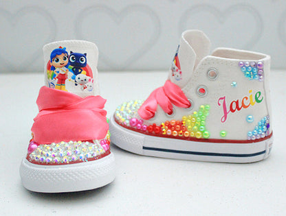 True and the Rainbow Kingdom shoes- True and the Rainbow Kingdom bling Converse-Girls True and the Rainbow Kingdom Shoes-True and the Rainbow Kingdom Converse