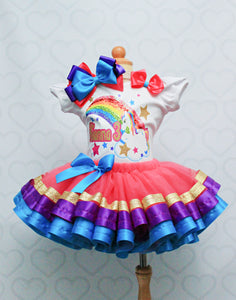 Unicorn tutu set-Unicorn outfit-Unicorn dress