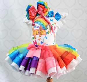 Unicorn tutu set- Unicorn outfit-Unicorn dress- unicorn party-unicorn birthday-Deluxe