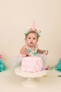 Unicorn Cake Smash tutu Set