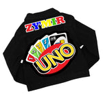 Load image into Gallery viewer, Uno Denim Set-Boys Uno  denim set-Uno  Birthday outfit-Uno  boys outfit
