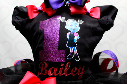 vampirina birthday dress Vampirina Birthday Outfit: Custom Personalized Girls Dress