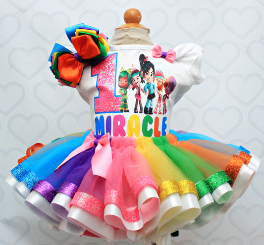 Vannelope tutu set- Vannelope outfit-Vannelope dress-Vannelope birthday