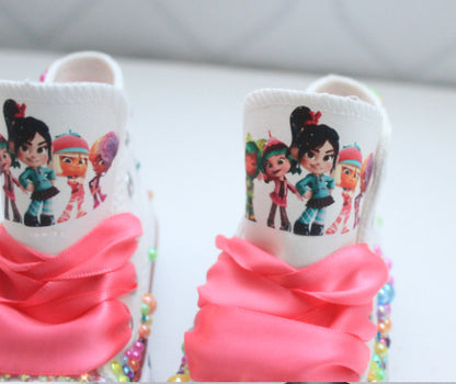 Vannelope shoes- Vannelope bling Converse-Girls Vannelope Shoes-Vannelope Converse-wreck it ralph